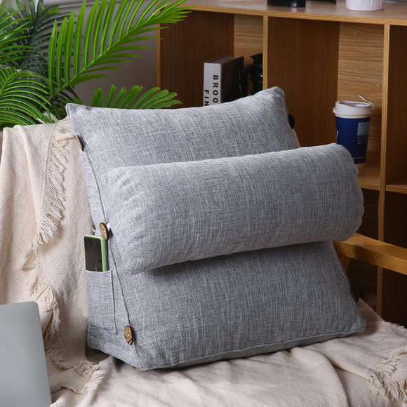 Adjustable,Cushion,Plush,Cushion,Pillow,Detachable,Triangle,Office,Chair,Waist,Support