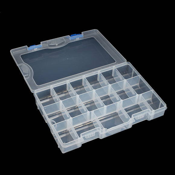 Compartment,Removable,Fishing,Tackle,Transparent,Plastic,Fishing,27.5*18.5*4.5cm