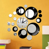 Acrylic,Mirror,Creative,Clock,Stickers,Living,Decals,Hanging,Decor