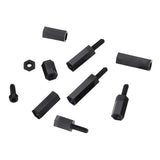 Suleve,M2NH4,Nylon,Screw,Black,Screw,Nylon,Standoff,Assortment,300Pcs