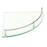 Modern,Glass,Bathroom,Shower,Triangular,Shelf,Organizer,Towel,Holder,Single,Layer
