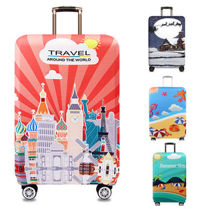 Honana,Tourism,Theme,Elastic,Luggage,Cover,Trolley,Cover,Travel,Suitcase,Protector