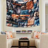 Stone,Brick,Decorative,Tapestry,Hanging,Living,Decor,Bedspread