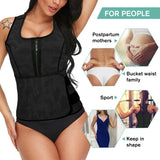 Women,Sweat,Sauna,Shaper,Thermo,Neoprene,Trainer,Sliming,Waist,Tracksuit,Black