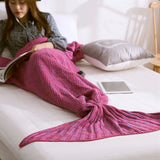 Honana,Knitting,Mermaid,Blankets,Fibers,Office,Sleep