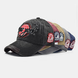Cotton,Ripped,Washed,Casual,Fashion,Baseball