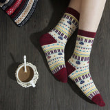 Women,Autumn,National,Cotton,Socks,Comfortable,Middle,Socks