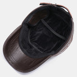 Genuine,Leather,Large,Thickness,Cotton,Windproof,Protection,Baseball