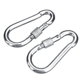 15mx10mm,Double,Buckle,Climbing,Outdoor,Sports,Mountaineering,Climbing,Downhill,Safety