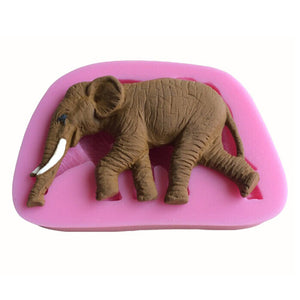 Elephant,Shape,Silicone,Fondant,Mould,Creative,Animal,Shape,Baking,Tools