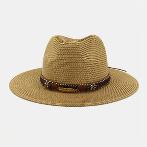 Unisex,Sunscreen,Travel,Beach,Elegant,Seaside,Straw