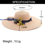 Women,String,Foldable,Flower,Sunscreen,Bucket,Straw,Outdoor,Casual,Travel,Beach,Floppy