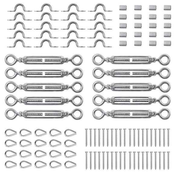 110PCS,Stainless,Steel,Turnbuckle,Balustrade,Cable,HandrailCable