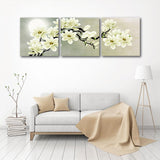 Miico,Painted,Three,Combination,Decorative,Paintings,Botanic,Painting,Decoration