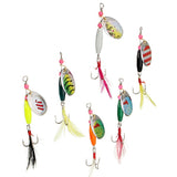 Spoon,Metal,Fishing,Lures,Crankbaits,Tackle,Hooks,Spinner,Baits