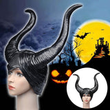 Black,Horns,Halloween,Party,Costume,Witch,Headgear,Cosplay