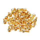 Suleve,M5AH1,50Pcs,Titanium,Plated,Socket,Screws,Alloy,Steel,Grade,Screw,M5*12