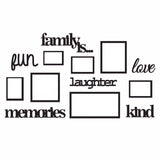 Family,Photo,Frame,Hanging,Decorative,Collage,Decoration,Wedding,Picture,Sticker