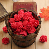 50pcs,2.5cm,Artificial,Roses,Flower,Wedding,Party,Decoration,Valentine's,Flowers
