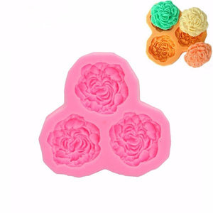 Silicone,Flowers,Fondant,Chocolate,Mould,Decoration