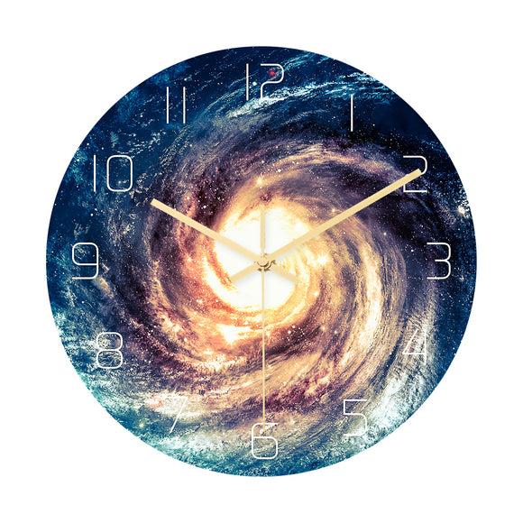 Loskii,CC018,Creative,Starry,Pattern,Clock,Clock,Quartz,Clock,Office,Decorations