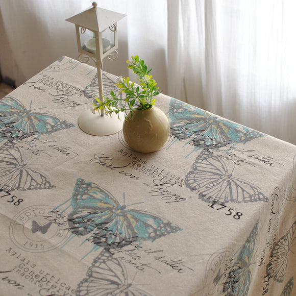 American,Style,Cotton,Linen,Tableware,Table,Runner,Tablecloth,Cover,Insulation
