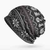 Women,Print,Cotton,Beanie,Collar,Scarf