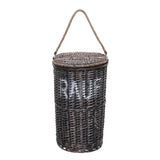 Wicker,Handwoven,Stair,Storage,Basket,Baskets,Container,Carry,Handle