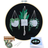 Cross,Stitch,Plants,Pattern,Embroidery,Starting,Craft,Threads