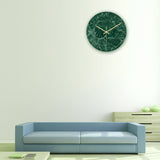 Loskii,CC007,Creative,Marble,Pattern,Clock,Clock,Quartz,Clock,Office,Decorations