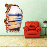 Miico,Creative,Sunset,Broken,Removable,Decorative,Decor,Sticker