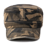 Washed,Cotton,Camouflage,Outdoor,Visor,Military,Cadet,Adjustable