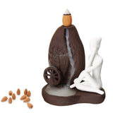 Ceramic,Waterfall,Backflow,Smoke,Incense,Burner,Censer,Holder,Decorations,Cones