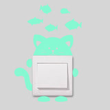 Honana,Fluorescent,Thinking,Switch,Sticker,Bedroom,Decor