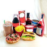 Creative,Squishy,Pizza,Potato,Hamburger,Chips,Pillows,Cushion,Birthday,Trick