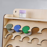 Wooden,Paint,Laser,Cutting,Modular,Painting,Holder,Pigment,Bottle,Brush,Storage,Holes,Decor