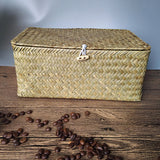 Wicker,Woven,Utility,Storage,Basket,Organizer