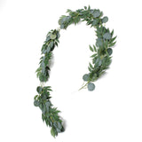 Artificial,Silver,Dollar,Eucalyptus,Garland,Greenery,Willow,Wedding,Garden,Decorations