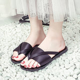 Female,Women,Summer,Fashion,Cooler,Beach,Slipper,Rubber,Solid,color