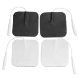 40pcs,Replacement,Electrode,5x5cm,White,Cloth