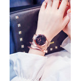 Luxury,Clock,Magnet,Buckle,Starry,Diamond,Quartz,Watch,Geometric,Surface,Fashion,Casual,Dress,Wristwatch