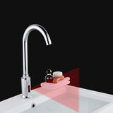 Alloy,Automatic,Infrared,Sensor,Kitchen,Basin,Faucet,Smart,Touchless,Single,Single,Handle,Mount,Controller