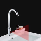 Alloy,Automatic,Infrared,Sensor,Kitchen,Basin,Faucet,Smart,Touchless,Single,Single,Handle,Mount,Controller
