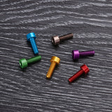 Suleve,M3AH12,10Pcs,M310mm,Socket,Screw,Aluminum,Alloy,Multicolor