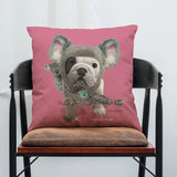 French,Bulldog,Printed,Pillowcase,Cotton,Linen,House,Decoration,Cushion,Cover,Pillow