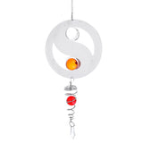 Metal,Hanging,Silent,Spinner,Chimes,Garden,Decor,Center