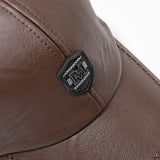 Winter,Artificial,Leather,Cotton,Lining,Letter,Badge,Outdoor,Adjustable,Baseball