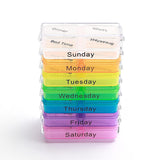 KCASA,Portable,Organizer,Weekly,Travel,Medicine,Tablets,Holder