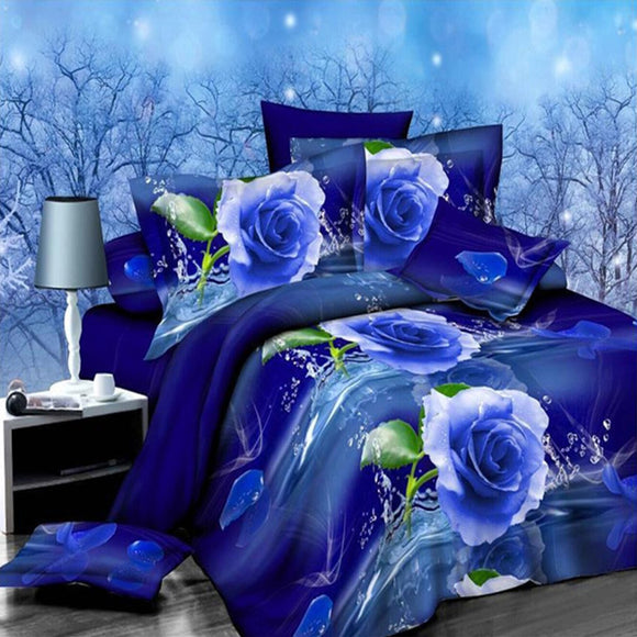 Polyester,Fiber,Flower,Reactive,Dyeing,Bedding,Queen