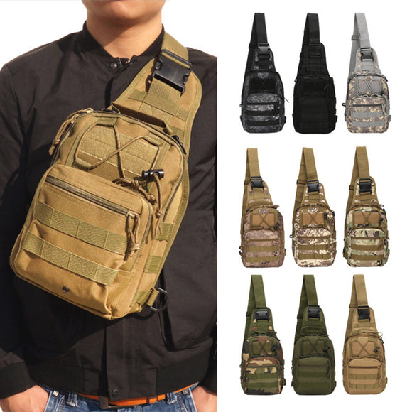 ZANLURE,Military,Camouflage,Waterproof,Tactical,Chest,Crossbody,Wowan,Camping,Hunting,Fishing